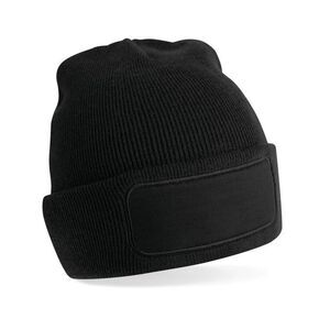 Beechfield Unisex Adult Original Patch Beanie / Black